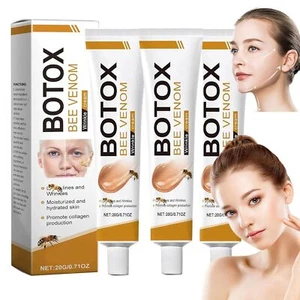 3 Pcs Bee Venom Wrinkle Cream, Bee Venom Anti-Wrinkle Firming Cream, Bee Venom M - Picture 1 of 8