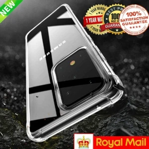 CLEAR Case For Samsung Galaxy S10 S20 Plus 5G S9 S8 A71 Silicone Gel Shockproof - Picture 1 of 14