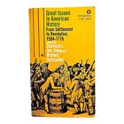 GREAT ISSUES IN AMERICAN HISTORY 1584-1776 1969 