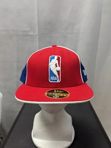 NWS Vintage Los Angeles Clippers Logoman Pinwheel New Era 59fifty 7 1/4 NBA - Picture 1 of 9