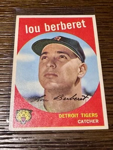1959 Topps Lou Berberet Baseball Card #96 -NM - Nice Centering - FREE SHIPPING - Picture 1 of 2