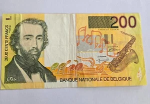 Billet Belge de 200 Francs - Afbeelding 1 van 3