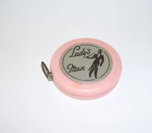 Antique Sewing Collectible Lady's Man Tape Measure 72 inches - Picture 1 of 2
