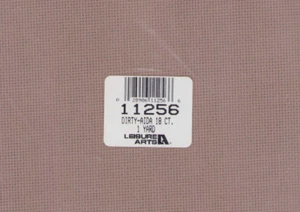 Cross stitch 18 ct  fabric 36x54" Dirty Aida oop Leisure Arts Sealed - Picture 1 of 2