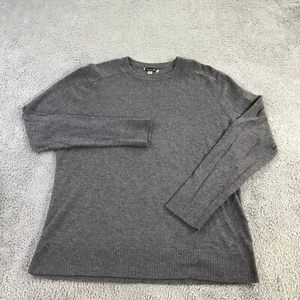 Smartwool Sweater Mens Large Pullover Dark Gray Wool Preppy Casual Adult - Picture 1 of 14