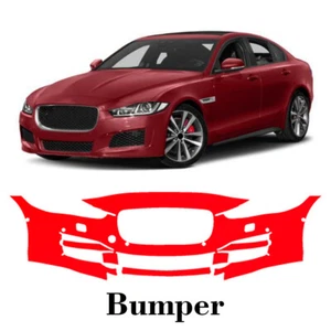 Front bumper PreCut PPF Paint Protection Film For Jaguar XE 2016-2019 - Picture 1 of 8