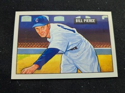 1951 Bowman Reprint Baseball Card # 196 Bill Pierce - Chicago White Sox (NM) - Image 1 of 3