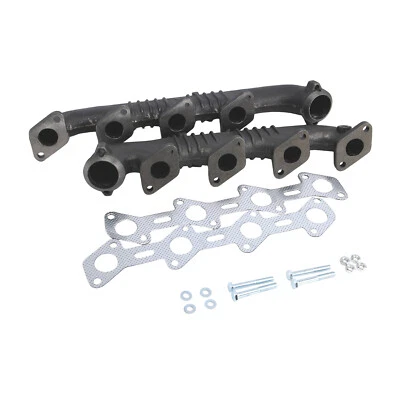 Left & Right Exhaust Manifold Kit for Ford F-250 F-350 E-450 Super Duty 6.0L NEW - Image 1 of 4