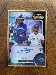 Otto Lopez 2022 Topps Gold Label Framed Rookie On Card Auto 51/75 Blue Jays - Picture 1 of 1