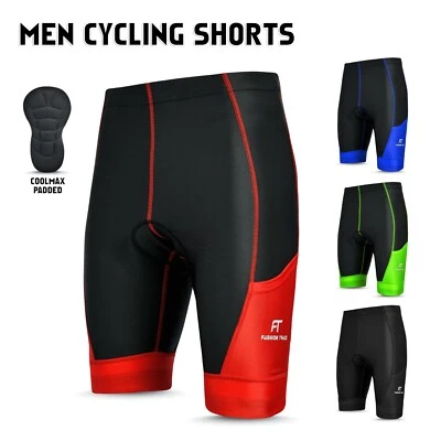 Men Cycling Shorts Breathable Anti Bac Padded MTB Biking Cycling Shorts S-XXL UK - Image 1 of 4