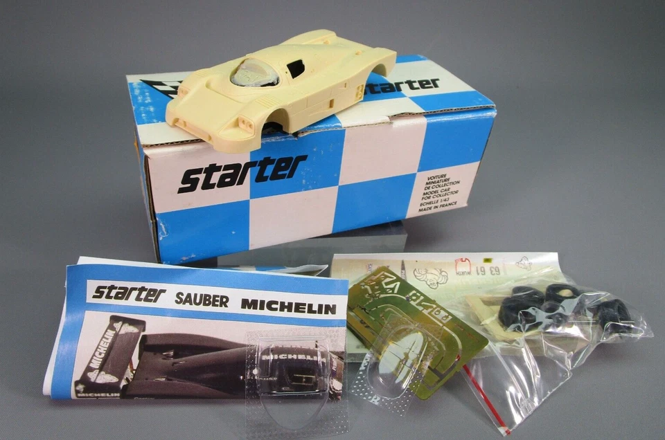 DV11700 STARTER 1/43 1:43 KIT RESINE A MONTER SAUBER MICHELIN NURBURGRING 87 - Photo 1/4