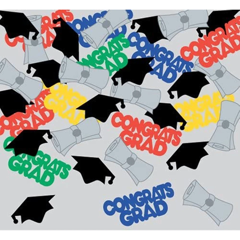 Confeti de graduación - Bolsa de 1/2 onza (050169) - Suministros para fiestas de graduación Foto 1 de 1