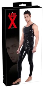 JUMPSUIT LATEX DEUTSCHLAND 0,4 MM KURZARM SCHWARZ KLEIN - 2X-LARGE - Bild 1 von 4