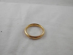 Milor Stainless Steel Gold Eternity Band wedding band ring size 10.75 - Picture 1 of 9