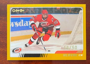 2003-04 O-Pee-Chee GOLD #37 - Jan Hlavac /50 (Hurricanes) - Picture 1 of 1