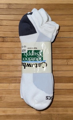 Asics Sports Socks Running 3 Pairs Men's Size 10-13 New Old Stock (Generic Pkg) - Image 1 of 3