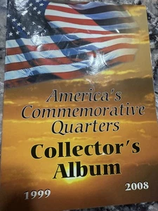 50 Fifty State US Commemorative Quarters 1999-2008 Complete Set Album 51 ex DE - Picture 1 of 6