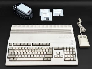 Commodore Amiga 500 Computer Kickstart 1.3, +0.5MB RAM, New PSU, Mouse & More! - Afbeelding 1 van 24