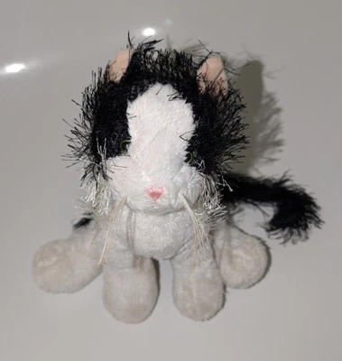 Ganz Webkinz Black and White Cat Plush Stuffed Animal Toy | NO Code - Image 1 of 4