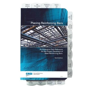 Professionally Highlighted and Tabbed - Placing Reinforcing Bars 10th Edition... - Imagen 1 de 2