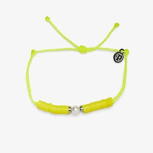 Pura Vida Neon Moon Bracelet in Neon Yellow - Picture 1 of 1