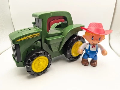Learning Curve John Deere Tractor Toy Flashlight Engine Sounds Tested & Works(E) - Image 1 of 4