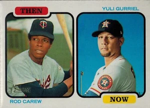 2022 Heritage Then and Now Insert #TAN-CG Rod Carew / Yuli Gurriel - Picture 1 of 1