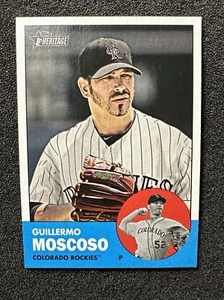 GUILLERMO MOSCO #339 2012 Topps Heritage Baseball MENGE Colorado Rockies - Bild 1 von 2