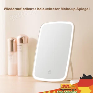Kosmetikspiegel Tischspiegel Reisespiegel Klappbar Schminkspiegel LED Beleuchtet - Bild 1 von 16