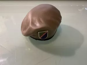 1:6 Scale U.S. Army Beige Molded Plastic Beret for 12" Figures - Picture 1 of 13