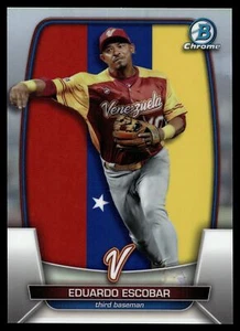 2023 BOWMAN CROMATO EDUARDO ESCOBAR REFRATTORE MONDO BASEBALL CLASSIC 204/499 - Foto 1 di 2