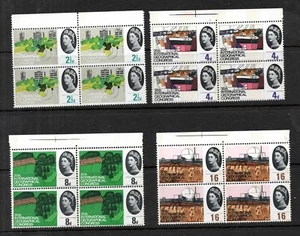 Congreso Geográfico 1964 fósforo. Bloques marginales finos sin montar como nuevos x 4. - Imagen 1 de 1