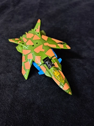 Transformers G2 - Strafe - Cyberjets - Autobot - 1994 - Jet - Arialbot Cover