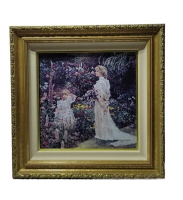 Una obra de arte original Sandra Kuck Limited lienzo firmado jardín encantado 131/295  Foto 1 de 4