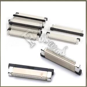 FFC/FPC Flat Cable Connector Socket Connectors 0.5mm 1.0mm Pitch 4 Pin to 60 Pin - Picture 1 of 11