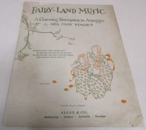 Fairyland - Sheet Music for Piano - by Ada May Piaget - 4 Pages - Copyright 1926 - Bild 1 von 6