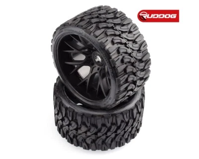 Sweep Terrain Crusher Offroad Beltedtire Black wheels 1/2 offset WHD 146mm ... - Bild 1 von 2