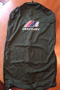 Century Boot - Vintage Kleidersack - Anzugtasche ~ Reise ~ grünes Tuch 70er Ära - Bild 1 von 1