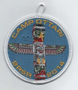 2014 Camp Ottari, Blue Ridge S.R. (Blue Ridge Mtns. Council) Patch, White Brd. - Picture 1 of 1