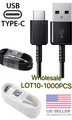 LOT OEM USB C Type-C Fast Charger Cable for Samsung Galaxy S8 S9 S10E S20 ULTRA - Image 1 of 4