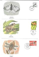 Thematics 1987/88,1993, First Day Covers (5), insects etc. as per scans #CS