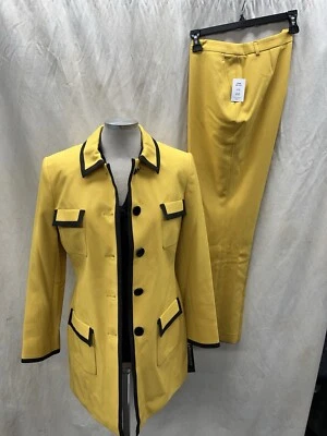 JOHN MEYER  PANT SUIT/SIZE 16/RETAIL$280/Inseam 31/NEW W TAG/GOLD - Image 1 of 2