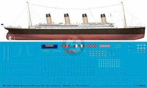 Peddinghaus 1/400 RMS Titanic British Ocean Liner Marcas White Star Line 3908 - Imagen 1 de 1