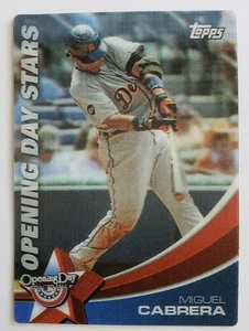 2011 MIGUEL CABRERA 3D OPENING DAY STARS TOPPS MLB BASEBALL CARD ODS-5 TIGERS - Picture 1 of 12