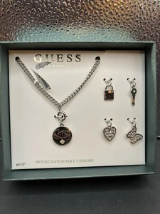 Guess Necklace And Charms New in Box - Picture 1 of 5