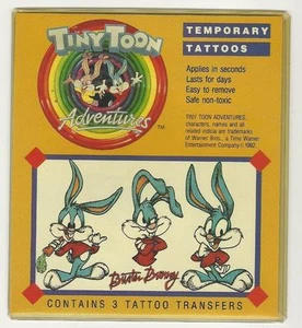 Tiny Tune Adventures, Buster Hase temporäre Tattoos - Bild 1 von 1
