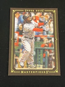 2008 Upper Deck Masterpieces Brown Paper Framed #17 - Manny Ramirez /100 - Picture 1 of 2