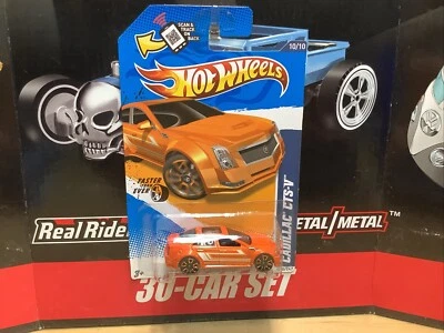 Cadillac CTS-V 100/247 LW naranja más rápido que nunca Hot Wheels 2012 Foto 1 de 4