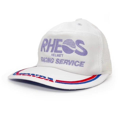 Vintage Showa Japan Honda Racing F1 Rheos Helmet Ayrton Senna Racing Hat Cap Cover