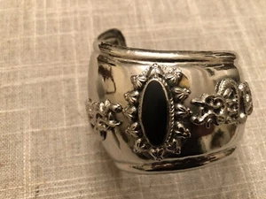 Vintage Armreif Armband Metall & Stein siehe Fotos - Bild 1 von 4